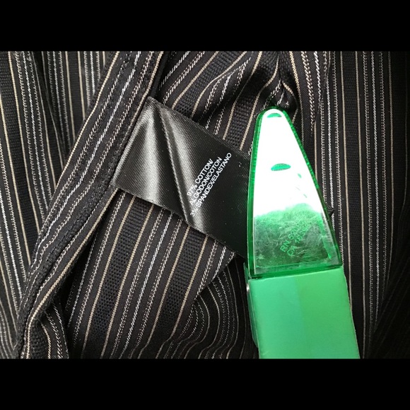 Claiborne men’s dress shirt black/stripes size L - Picture 4 of 4